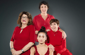 Protagonistas del espectáculo teatral Caperucita en Manhattan