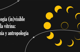 Cartel digital Astronomía y Antropología. Trío de Eclipses