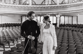 El violinista Fecerico Piccotti i la pianista Marta Puig