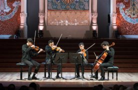 Musics del Quartet Atenea a l'escenari del Palau de la Música