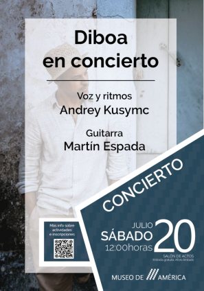 Cartel de El Grupo Diboa en concierto