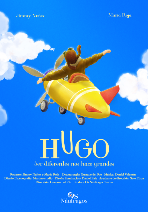 Cartel del espectáculo teatral Hugo