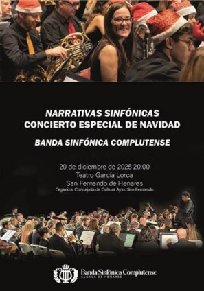 Cartel Narrativas Sinfónicas. Concierto especial de Navidad