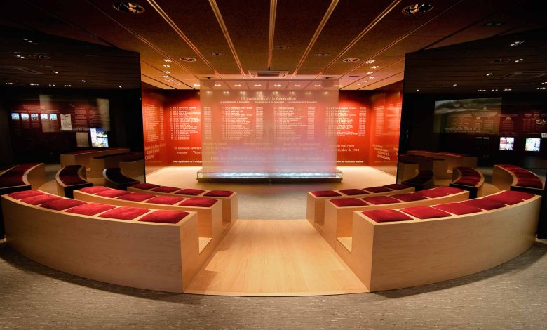 Imatge de la sala intererior del CAT