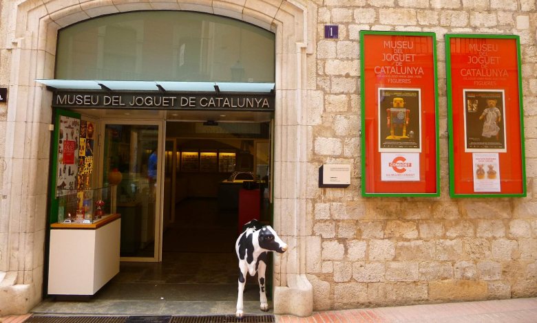 Entrada al Museu del Joguet de Catalunya