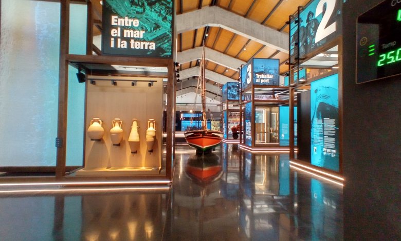 Interior del Museu del Port de Tarragona