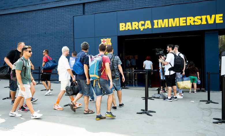 Entrada del museu FC Barcelona
