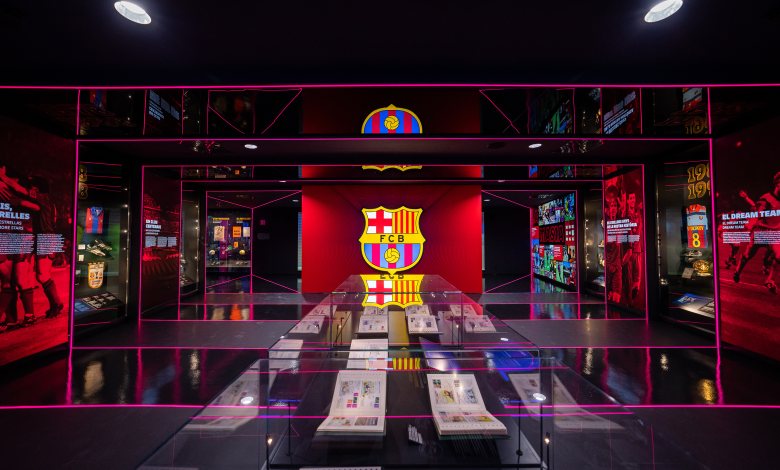 Interior del museu FC Barcelona