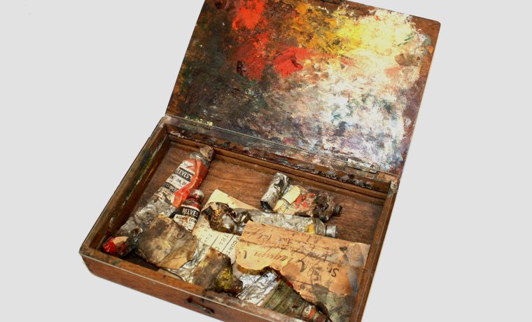 Caixa de pintures del pintor Sorolla