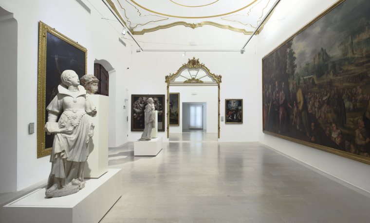 Imatge de la SALA 7 del Museu de Mallorca dedicada al primer barroc