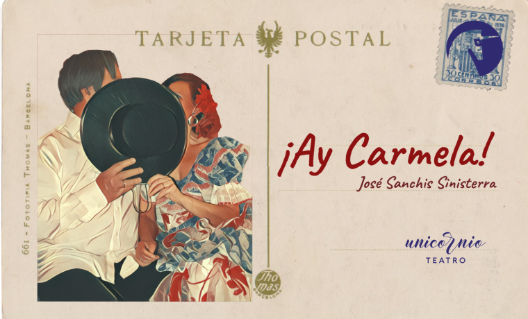 Postal ¡Ay, Carmela!