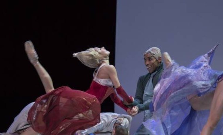 Cenicientaren ikuskizunaren argazki bat. 