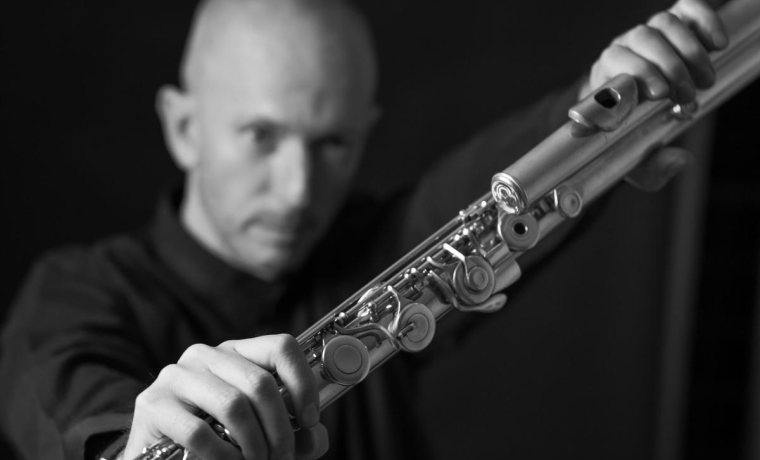 Imatge del flautista Alejandro Escuer