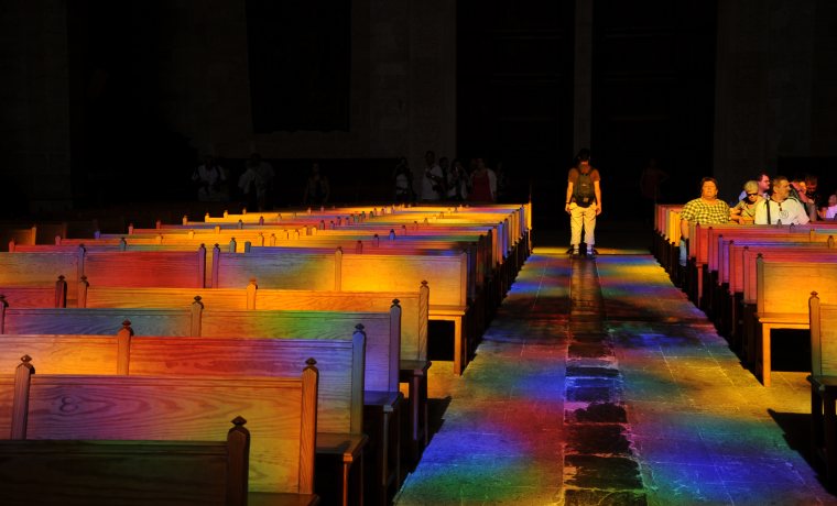Jocs de llum i color a la Seu de Mallorca