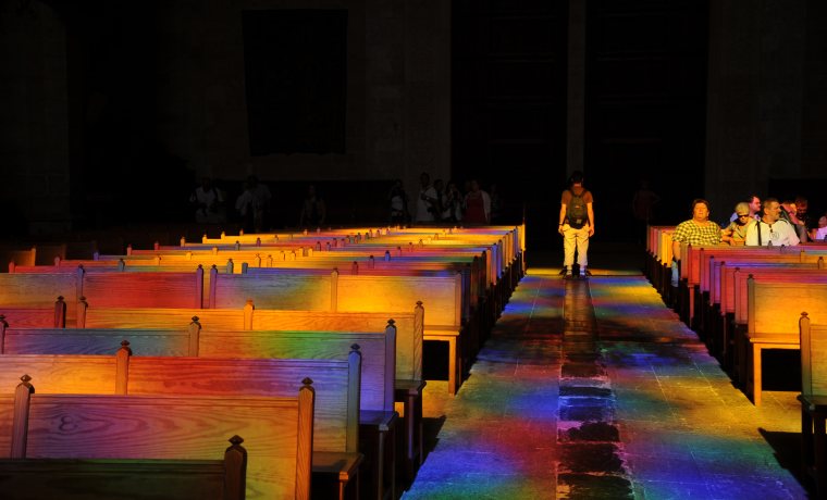 Jocs de llum i color a la Seu de Mallorca