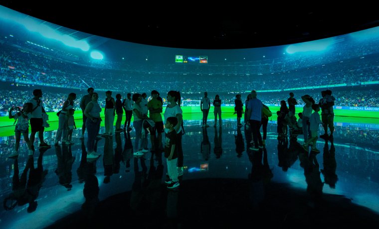 gran espai audiovisual anomenat SPOTIFY CAMP NOU LIVE: un xou immersiu de gran format que planteja una experiència 360°