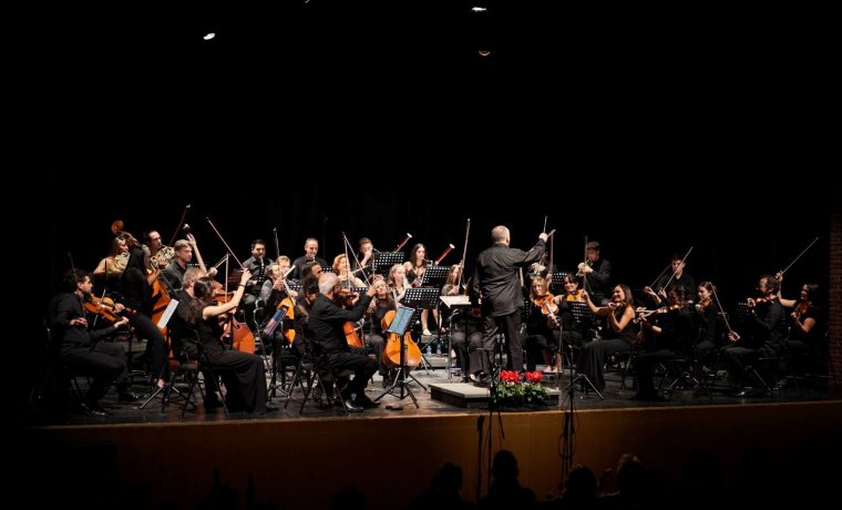 Foto d'un concert de l'Orquestra Kamerata Castellar