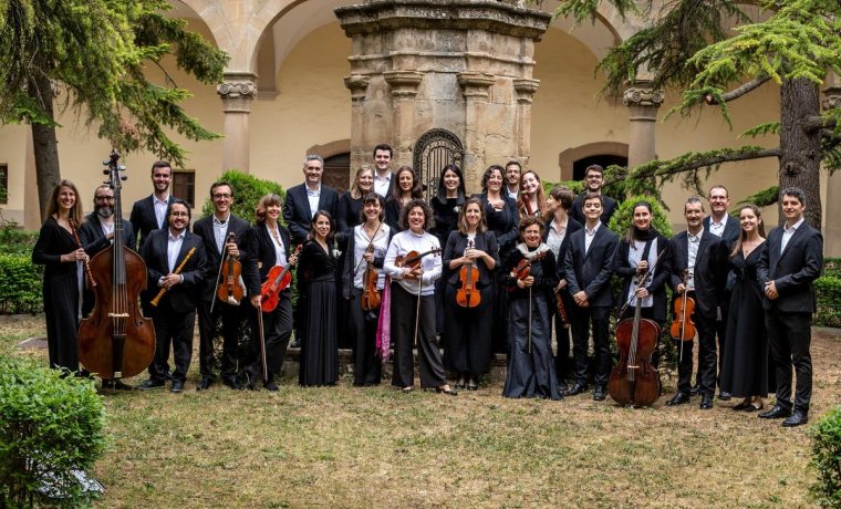 Imatge dels músics participants al concert