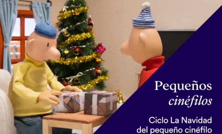 Cartel ciclo Pequeños cinéfilos: Pat y Mat en invierno